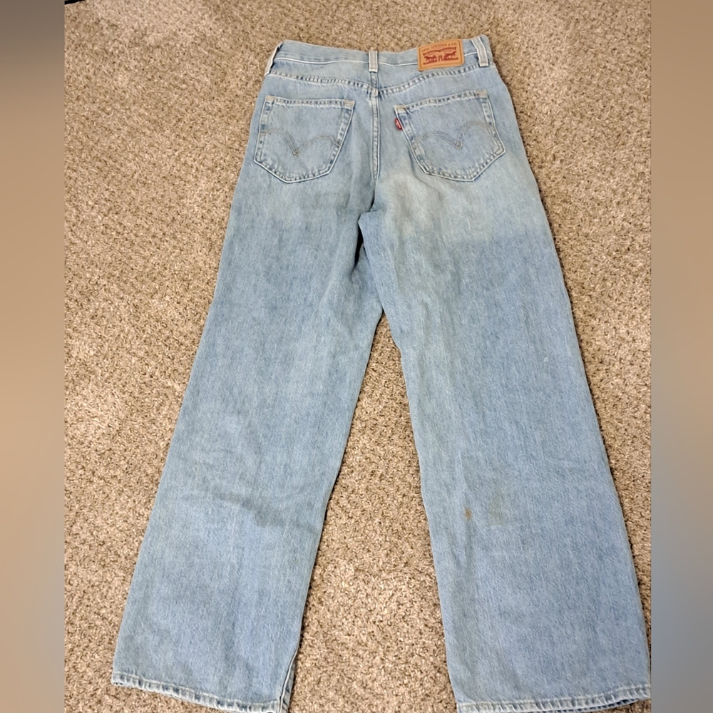 Levi's Light Blue High Waisted Straight Leg Women's Jeans Misses Size 26 - Picture 8 of 8